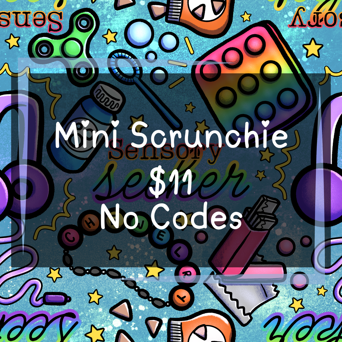 Autism By Tylenol - Mini Scrunchies
