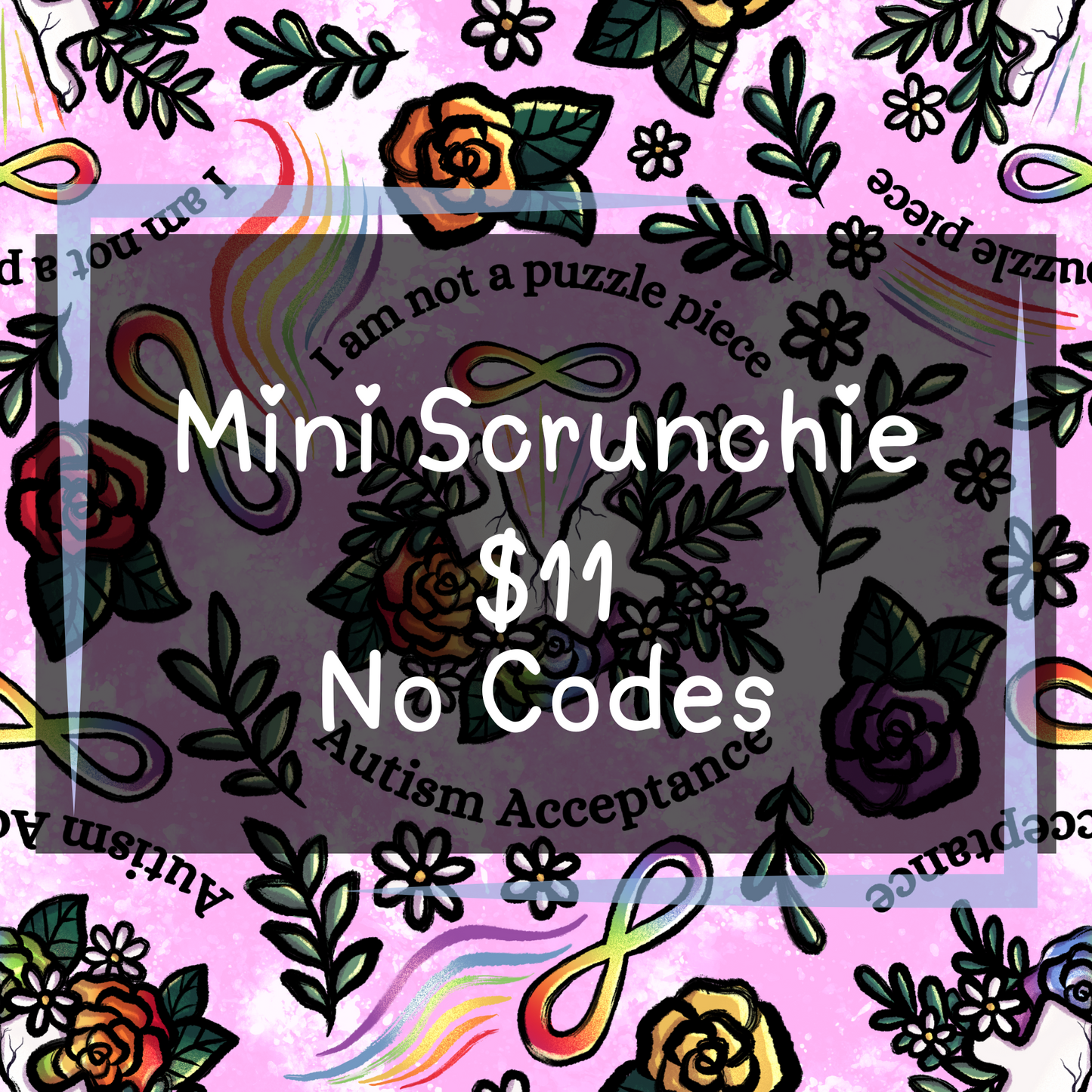 Autism By Tylenol - Mini Scrunchies