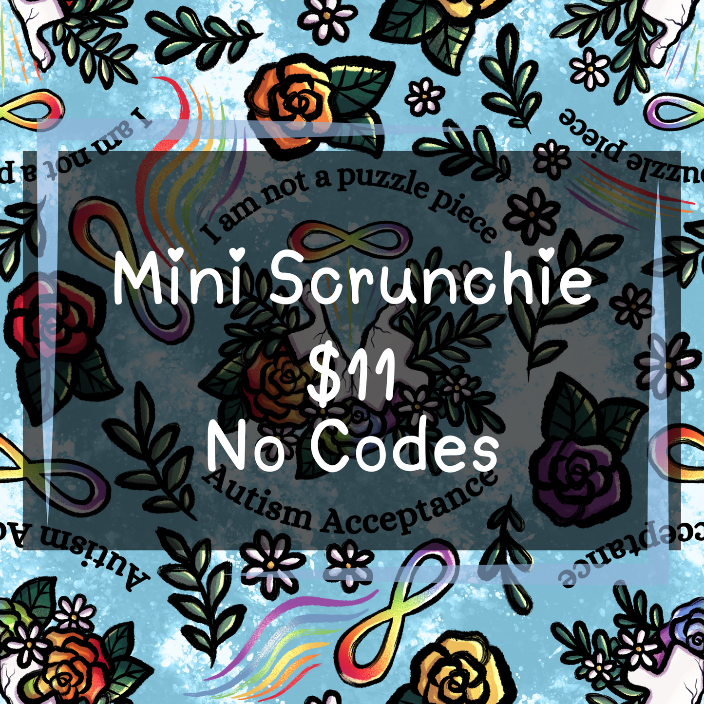 Autism By Tylenol - Mini Scrunchies