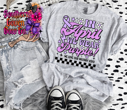 In April We Wear Purple