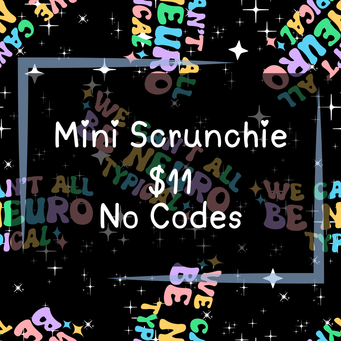 Autism By Tylenol - Mini Scrunchies