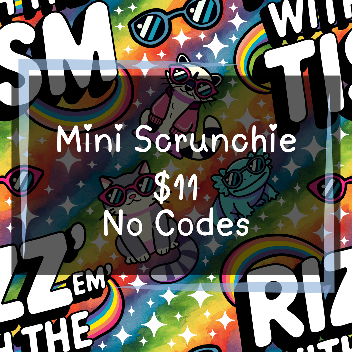Autism By Tylenol - Mini Scrunchies