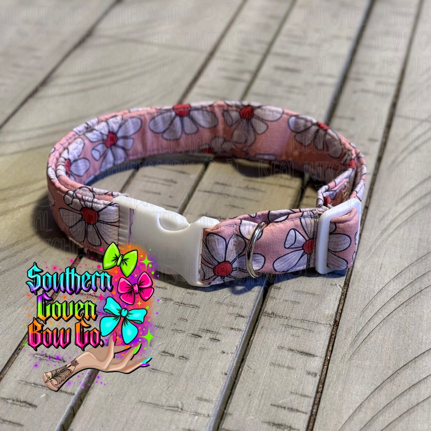 Pink Floral Collar • L