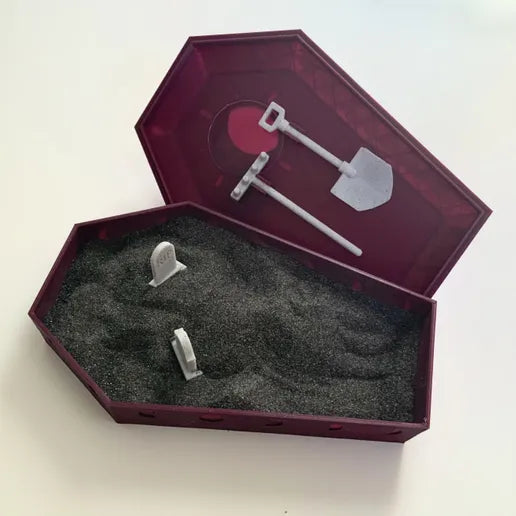 3D Printed Coffin Zen Garden