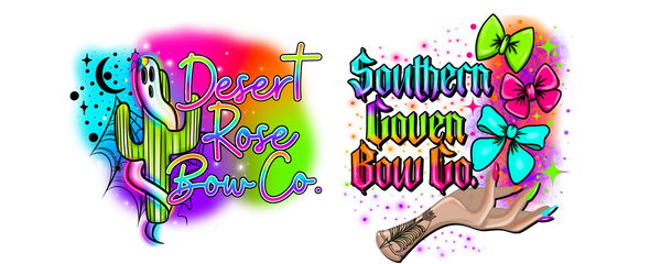 Desert Rose Bow Co. logo