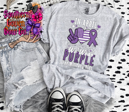 In April We Wear Purple