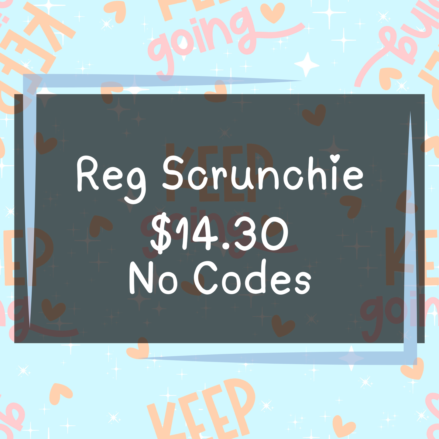 The Weight We Carry - Regular Scrunchies