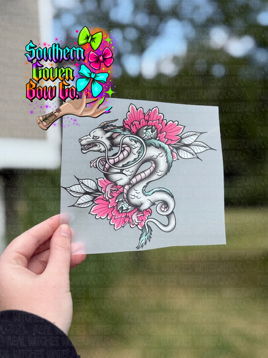 Pink Dragon Tattoo - Infant