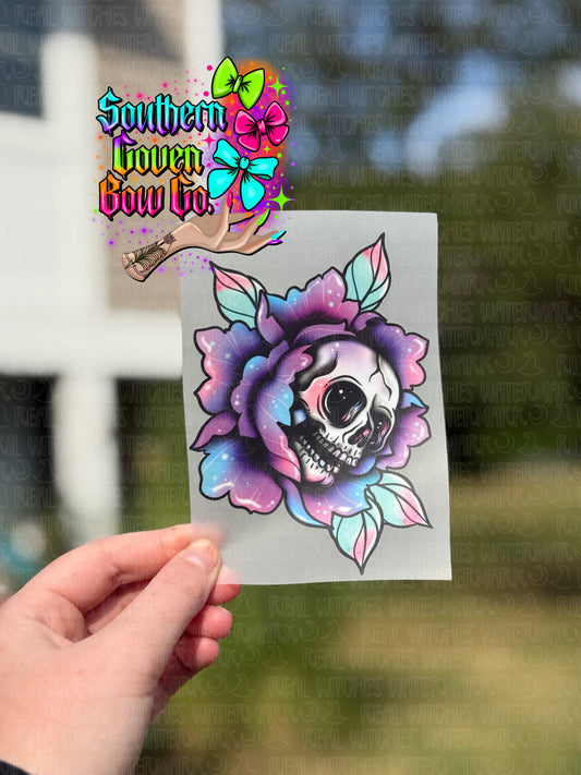 Pink Rose Skull - Infant