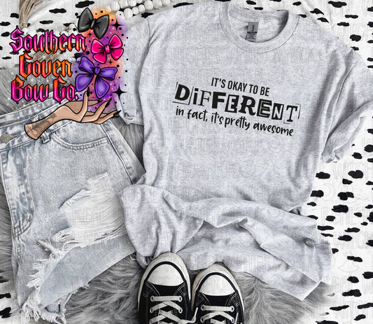It’s Okay To Be Different