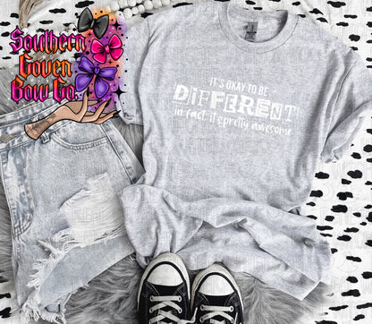 It’s Okay To Be Different