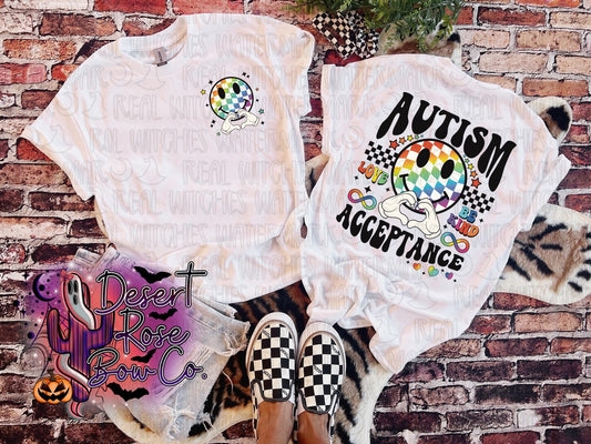 Checker Smiley - Autism Acceptance - Adults