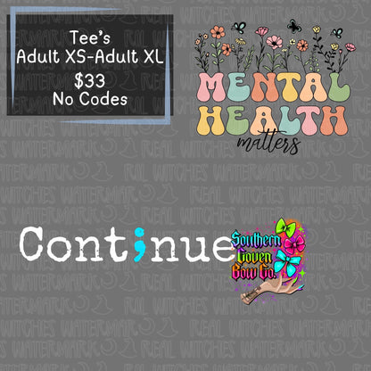 The Weight We Carry - Adult Tees