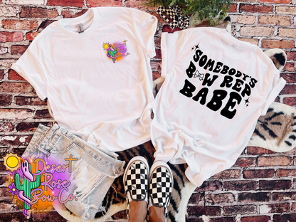Somebody’s Bow Rep Babe Logo Tee