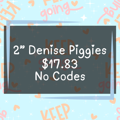 The Weight We Carry - Denise Piggy Sets