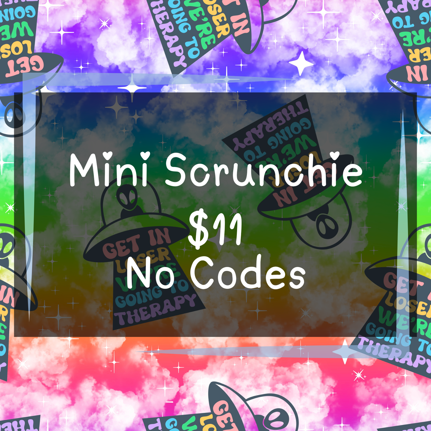 The Weight We Carry - Mini Scrunchies