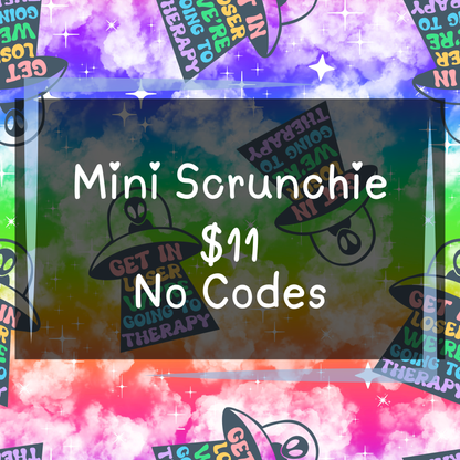 The Weight We Carry - Mini Scrunchies