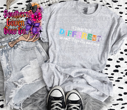 It’s Okay To Be Different