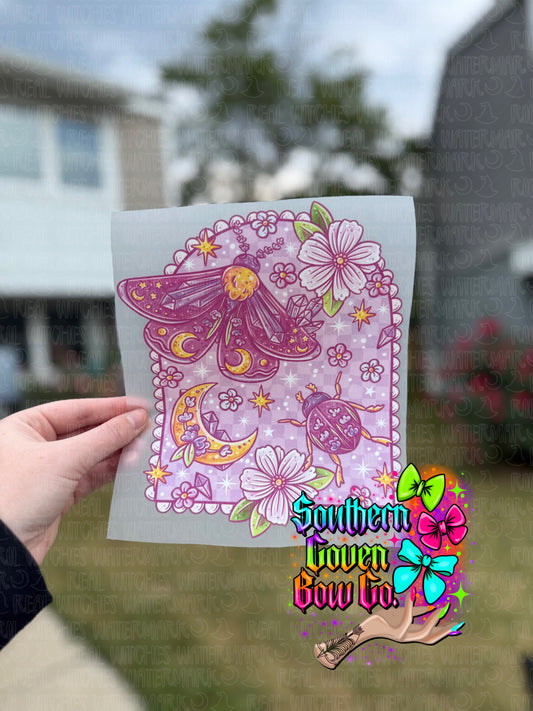 Floral Moth Frame - Toddler