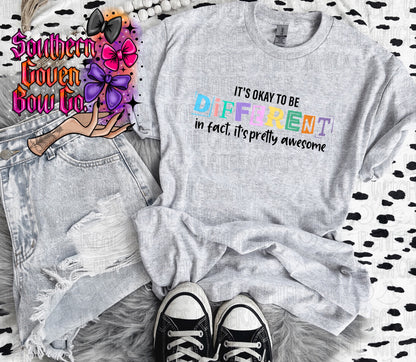 It’s Okay To Be Different