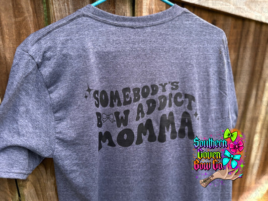 Unisex Gildan Softstyle Medium Tee - Bow Addict Momma