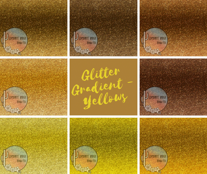 Glitter Gradient - Yellows Bundle