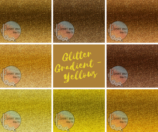 Glitter Gradient - Yellows Bundle