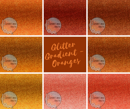 Glitter Gradient - Oranges Bundle